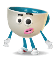 Cute Coffee Cup Character Animator Puppet